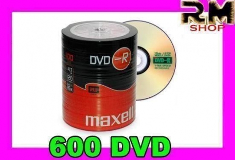 600X DVD-R 4,7 GB Maxell 16x Speed